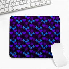 Night Cherries Large Mousepads by snowwhitegirl