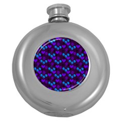 Night Cherries Round Hip Flask (5 Oz) by snowwhitegirl