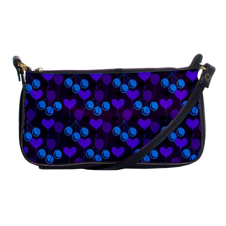 Night Cherries Shoulder Clutch Bags