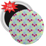 Birthday Cherries 3  Magnets (100 pack) Front