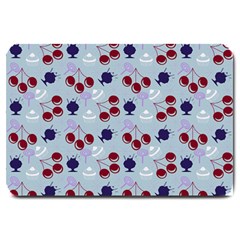 Sky Cherry Large Doormat  by snowwhitegirl