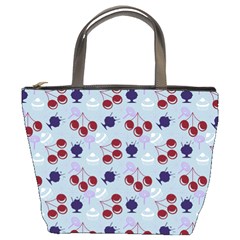 Sky Cherry Bucket Bags by snowwhitegirl