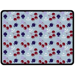 Sky Cherry Double Sided Fleece Blanket (large)  by snowwhitegirl