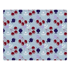 Sky Cherry Double Sided Flano Blanket (large)  by snowwhitegirl