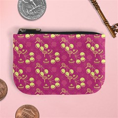 Yellow Pink Cherries Mini Coin Purses by snowwhitegirl