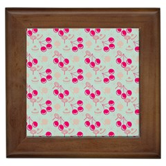 Bubblegum Cherry Framed Tiles by snowwhitegirl