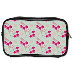 Bubblegum Cherry Toiletries Bags 2-side by snowwhitegirl