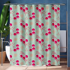 Bubblegum Cherry Shower Curtain 60  X 72  (medium)  by snowwhitegirl