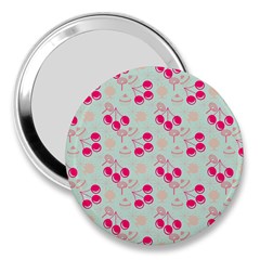 Bubblegum Cherry 3  Handbag Mirrors by snowwhitegirl