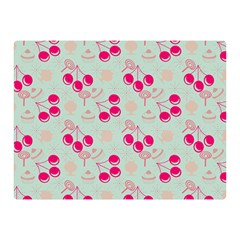 Bubblegum Cherry Double Sided Flano Blanket (mini)  by snowwhitegirl