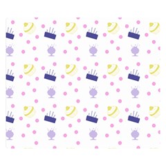 Cakes And Sundaes Double Sided Flano Blanket (small)  by snowwhitegirl