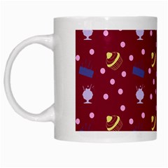 Cakes And Sundaes Red White Mugs by snowwhitegirl