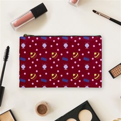 Cakes And Sundaes Red Cosmetic Bag (medium) by snowwhitegirl