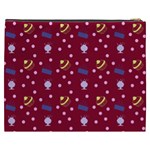 Cakes And Sundaes Red Cosmetic Bag (XXXL) Back