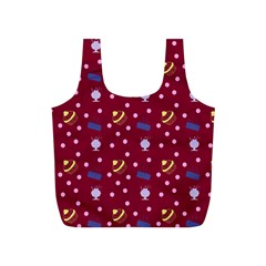 Cakes And Sundaes Red Full Print Recycle Bags (s)  by snowwhitegirl