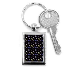 Cakes And Sundaes Black Key Chains (rectangle)  by snowwhitegirl