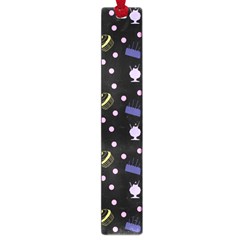 Cakes And Sundaes Black Large Book Marks by snowwhitegirl