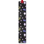 Cakes And Sundaes Black Large Book Marks Front