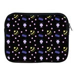 Cakes And Sundaes Black Apple iPad 2/3/4 Zipper Cases Front