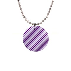 Violet Stripes Button Necklaces