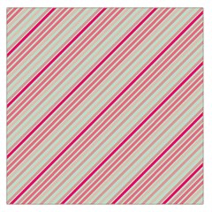 Candy Diagonal Lines Large Satin Scarf (square)