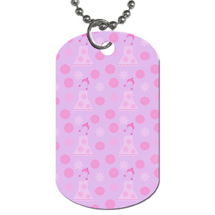 Lilac Dress Dog Tag (Two Sides)