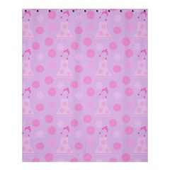 Lilac Dress Shower Curtain 60  X 72  (medium)  by snowwhitegirl