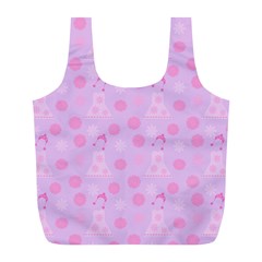 Lilac Dress Full Print Recycle Bags (l)  by snowwhitegirl