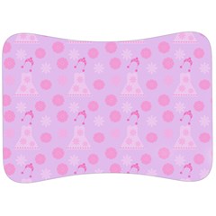 Lilac Dress Velour Seat Head Rest Cushion