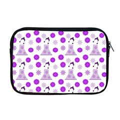 Lilac Dress On White Apple Macbook Pro 17  Zipper Case by snowwhitegirl