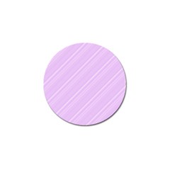 Lilac Diagonal Lines Golf Ball Marker by snowwhitegirl