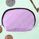 Lilac Diagonal Lines Accessory Pouches (Medium)  Back