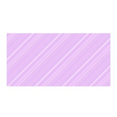 Lilac Diagonal Lines Satin Wrap by snowwhitegirl