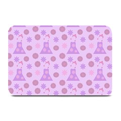 Violet Pink Flower Dress Plate Mats by snowwhitegirl