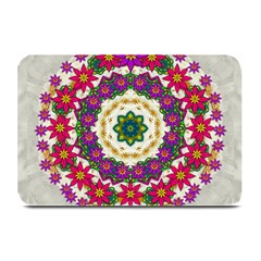 Fauna Fantasy Bohemian Midsummer Flower Style Plate Mats by pepitasart