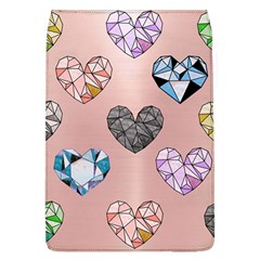 Gem Hearts And Rose Gold Flap Covers (l)  by NouveauDesign