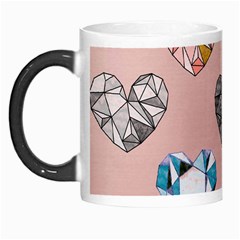 Gem Hearts And Rose Gold Morph Mugs by NouveauDesign