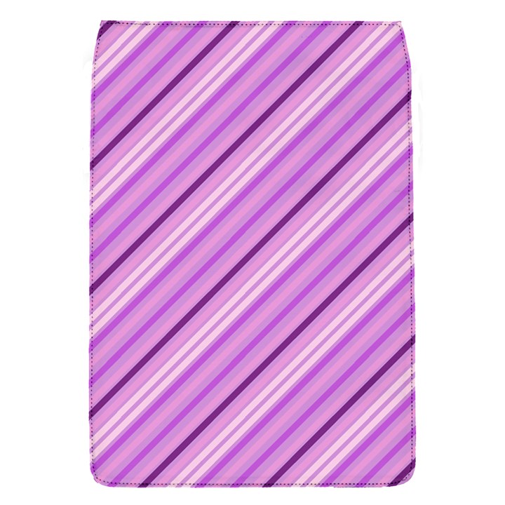 Violet Diagonal Lines Flap Covers (S) 