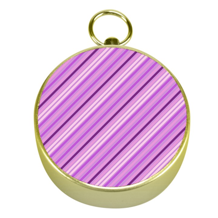 Violet Diagonal Lines Gold Compasses