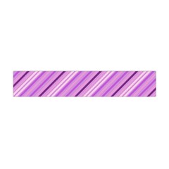 Violet Diagonal Lines Flano Scarf (mini)