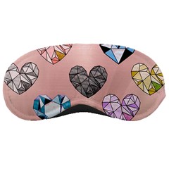 Gem Hearts And Rose Gold Sleeping Masks by NouveauDesign