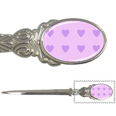 Violet Heart Letter Opener by snowwhitegirl