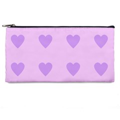 Violet Heart Pencil Cases by snowwhitegirl