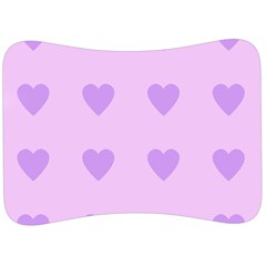 Violet Heart Velour Seat Head Rest Cushion by snowwhitegirl