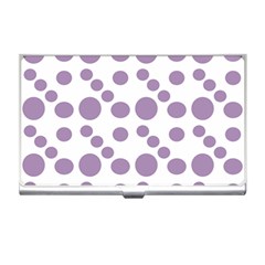 Violet Dots Business Card Holders by snowwhitegirl