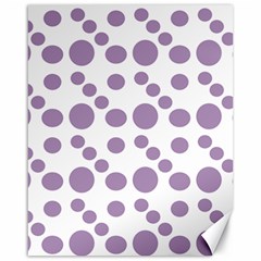 Violet Dots Canvas 16  X 20   by snowwhitegirl