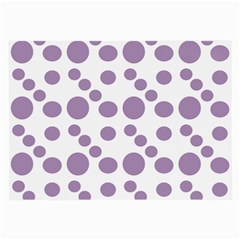 Violet Dots Large Glasses Cloth by snowwhitegirl