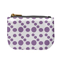 Violet Dots Mini Coin Purses