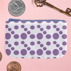 Violet Dots Large Coin Purse by snowwhitegirl