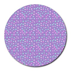 Heart Drops Round Mousepads by snowwhitegirl